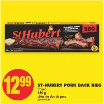 No Frills St-hubert pork back ribs, 680 g offer