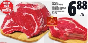 Metro Red grill prime rib roast offer