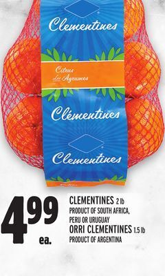 Metro Clementines offer