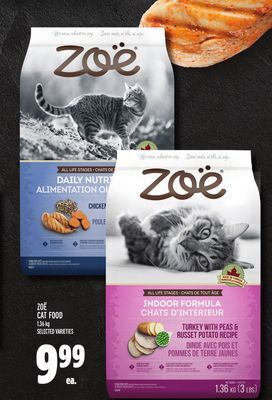 Metro Zoë cat food offer