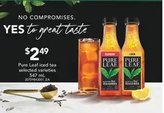 Independent Grocer Pure leaf iced tea, 547 ml offer