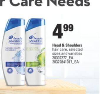 Independent Grocer Head & shoulders hair care offer