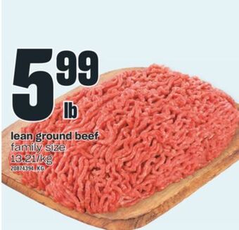 Independent Grocer Lean ground beef offer