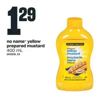 Independent Grocer No name® yellow prepared mustard, 400 ml offer