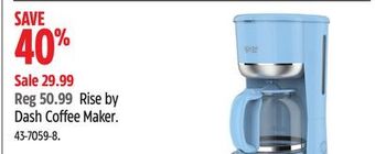 Canadian Tire Rise by dash coffee maker offer