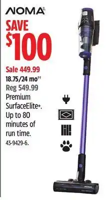 Canadian Tire Noma premium surfaceelite+ up to 80 minutes of run time offer