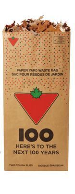 Canadian Tire Yard waste 2-ply paper bags, 20-pack offer