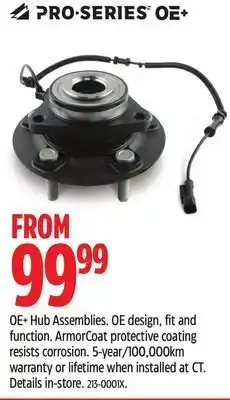 Canadian Tire 100,000km warranty or lifetime when installed at ct offer