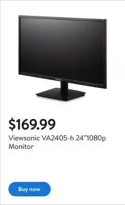 Walmart Viewsonic va2405-h 24"1080p monitor offer