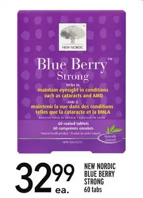 Metro New nordic blue berry strong offer