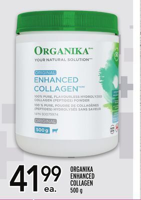 Metro Organika enhanced collagen offer
