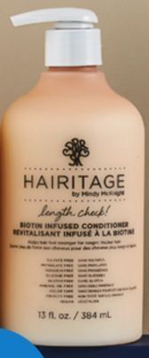 Walmart Hairitage length check! biotin infused shampoo or conditioner offer