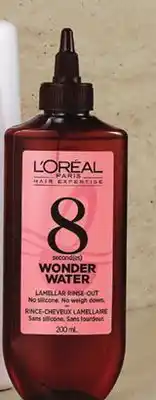 Walmart L'oréal paris 8-second wonder water lamellar rinse-out treatment 200 ml offer