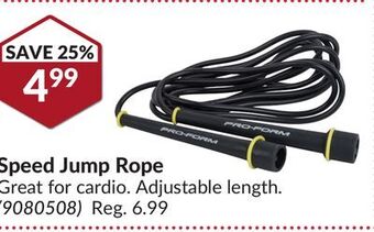 Princess Auto Speed jump rope offer