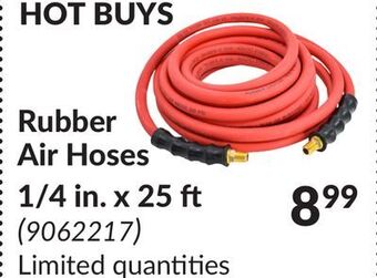 Princess Auto Rubber air hoses offer