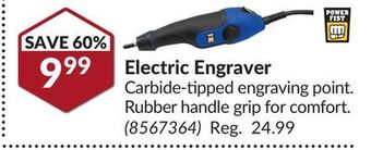 Princess Auto Electric engraver offer