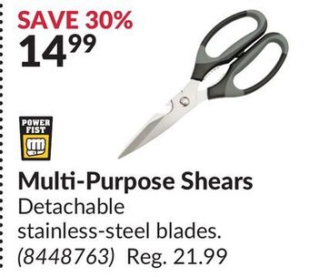 Princess Auto Multi-purpose shears offer