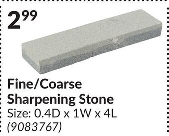Princess Auto Fine/coarse sharpening stone offer