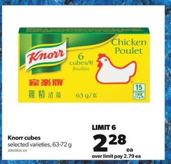 Real Canadian Superstore Knorr cubes, 63-72 g offer