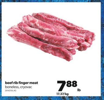 Real Canadian Superstore Beef rib finger meat offer