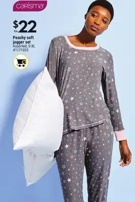 Giant Tiger Carisma peachy soft jogger set offer