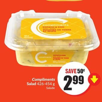 Chalo FreshCo Compliments salad 426-454 g offer