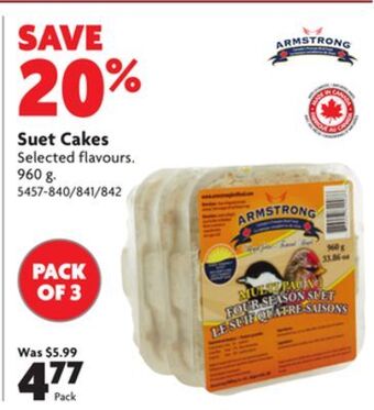 Home Hardware Suet cakes offer