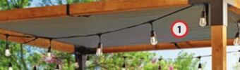 Home Hardware 8' x 8' pergola sunshade offer