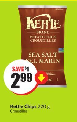 FreshCo Kettle chips 220 g offer