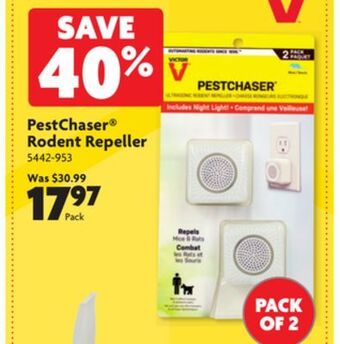 Home Hardware Pestchaser® rodent repeller offer