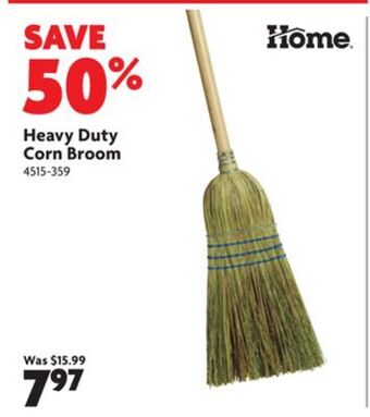Home Hardware Heavy duty corn broom offer