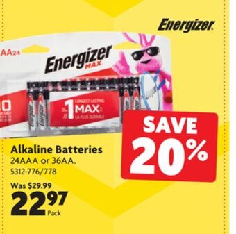 Home Hardware Alkaline batteries offer