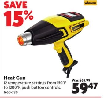Home Hardware Heat gun offer