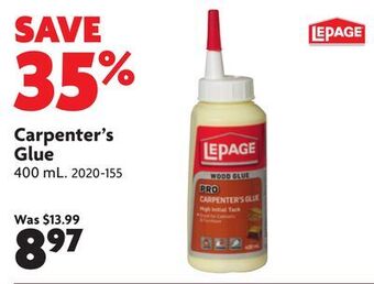 Home Hardware Carpenter's glue offer