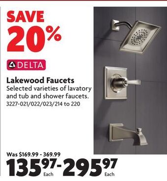 Home Hardware Lakewood faucets offer