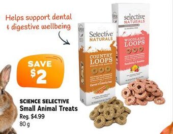 Ren’s Pets Depot Science selective small animal treats offer