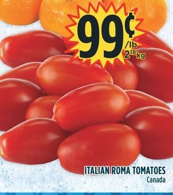 Marché Adonis Italian roma tomatoes offer