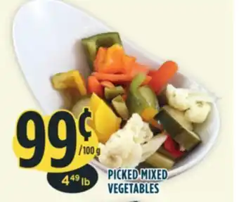 Marché Adonis Picked mixed vegetables offer