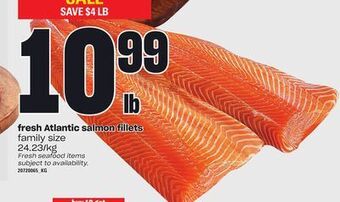 Zehrs Markets Fresh atlantic salmon fillets offer