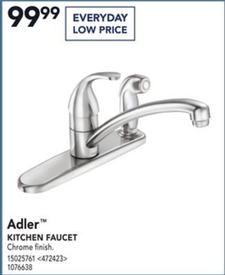 RONA Moen "adler" kitchen faucet offer