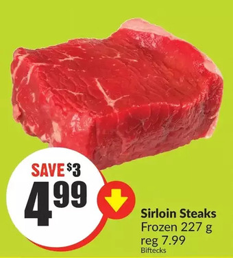 FreshCo Sirloin steaks offer