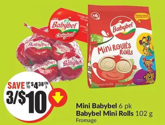 FreshCo Mini babybel | babybel mini rolls offer