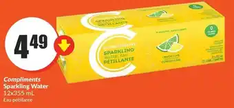 FreshCo Compliments sparkling water offer