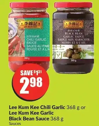FreshCo Lee kum kee chili garlic or lee kum kee garlic black bean sauce offer