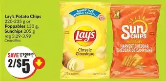 FreshCo Lay's potato chips | poppables | sunchips offer