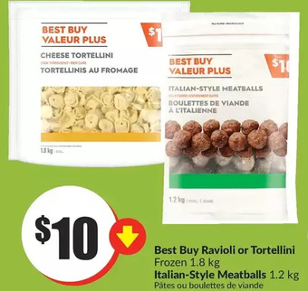 FreshCo Best buy ravioli or tortellini | italian-style meatballs offer