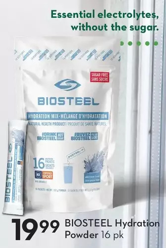 Sobeys Biosteel hydration powder offer