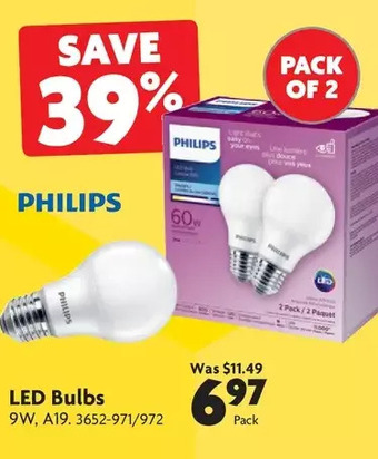 Home Hardware Led bulbs offer