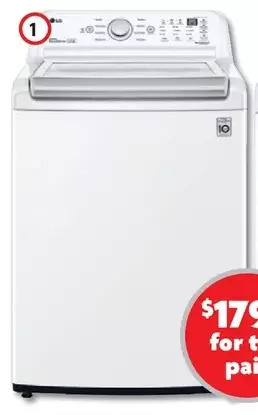 Home Hardware 5.8 cu. ft. top load washer offer