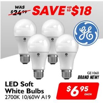 Factory Direct Ge led soft white bulbs offer